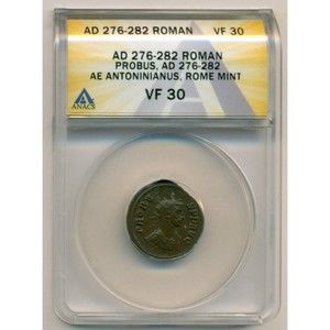 Roman Empire Probus AD 276-282 AE Antoninianus Rome Mint VF30 ANACS